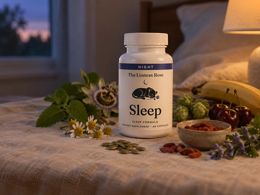 The Sleep bottle among the natural sources of its ingredients