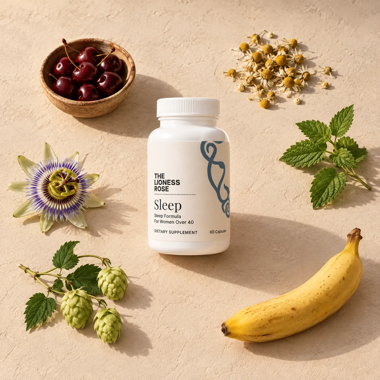 The Sleep bottle among its ingredients
